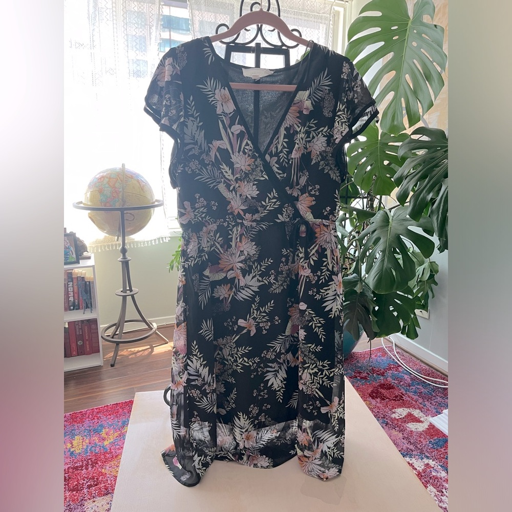Black Floral Sundress